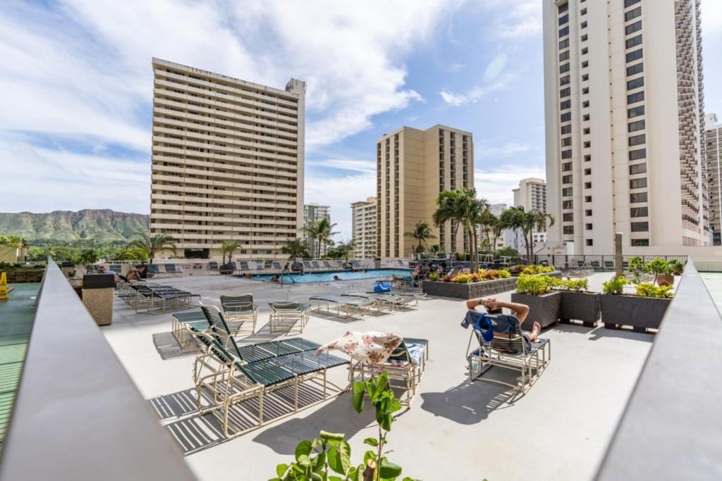 檀香山Waikiki Banyan W-Ocean Views With Free Parking!公寓 外观 照片